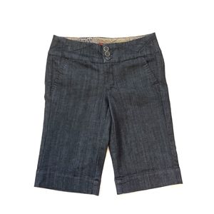 Ladies size 6 one5one denim bermuda shorts